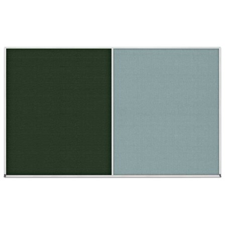 United Visual Products Enclosed Corkboard, 1 Door, 48"x36", 4" Fra UV3402-BRONZE-DBURGU